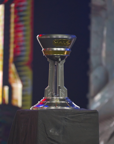 Halo World Championship trophy.